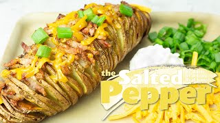 Air Fryer Hasselback Potatoes [upl. by Hahcim]