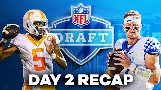 2023 NFL Draft Day 2 RECAP 2 QUARTERBACKS TAKEN Best Available Players  MORE  CBS Sports [upl. by Eninaej635]