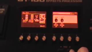 Boss GT100 Guitar Calibration [upl. by Dietz622]