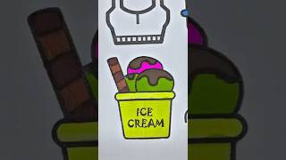 Sleep Satisfying ASMR Sounds Ice Cream 🍧🍨 Gallon asmrsounds satisfying coloring reversevideo [upl. by Nahtnahoj]