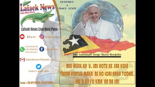 Sua Santidade Papa Francisco Dirije Missa Solene iha Tasi Tolu [upl. by Maurie]