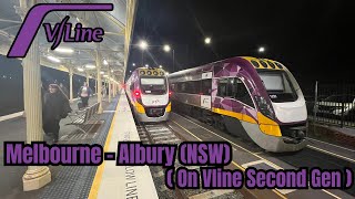 Melbourne to Albury NSW On VLines Second Gen Velocity [upl. by Lyns671]