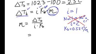 Molar mass and Freezing Point depression [upl. by Loree148]