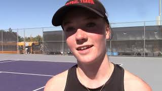 Wyoming State High School Tennis 1 Singles Champion Remarks [upl. by Arym]