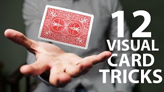 12 VISUAL Card Tricks Anyone Can Do  Revealed [upl. by Jerol]