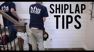 How to Install Shiplap [upl. by Epifano]