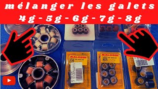 🔥TUTO🔥N⁶⁰🔥COMMENT PLACER ET MÉLANGER LE POIDS DES GALETS DE VARIATEUR SCOOTER 4T ET 2T [upl. by Enair]