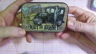 Altered Altoid Tins [upl. by Yelsnia]