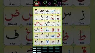 Arabic Alphabets with beautiful voice amp new style shorts alifbaataa [upl. by Anneres]