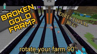 Nether Portal Gold Farms WTrap Doors Have a Directional Bug Bedrock 120 [upl. by Edras35]