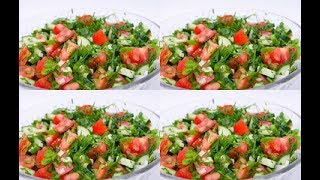 Recette de salade de légumes  jardin salade  cuisine  aliments  recettes  Mai Ismail Channel [upl. by Buckden]