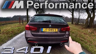 BMW 340i M PERFORMANCE Review POV Test Drive by AutoTopNL [upl. by Thurman989]