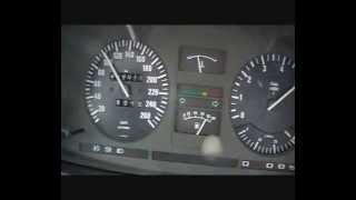 Acceleration manual BMW 745i E23 1984 [upl. by Oos914]