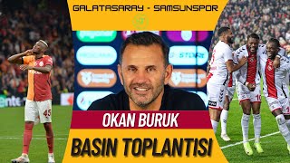 🔴CANLI Okan Buruk Galatasaray Samsunspor Maç Sonu Basın Toplantısı  Rams Park Stadyumu İstanbul [upl. by Enelez]