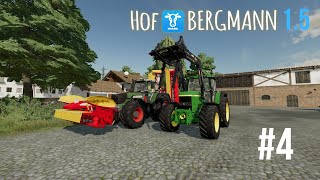 Hof Bergmann 15  Erster Schnitt  Let´sPlay 4 ls22 farming hofbergmann farmingsimulator22 [upl. by Rosemonde]