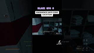 BLACK OPS 6 EMERGENCE SAFE CODE amp LOCATION [upl. by Sihonn]