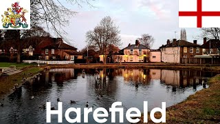 Harefield  Borough of Hillingdon  London  England  UK  Europe  30012022  Walk [upl. by Girand]