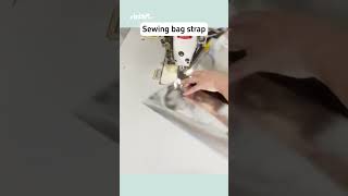 Sewing silver bag strap bagmanufacturer [upl. by Kola]