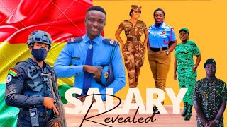 SALARY of the various SECURITY SERVICES in Ghana WASSCE ENTRANTS [upl. by Luehrmann]