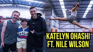 TEACHING KATELYN OHASHI TRICKING FEAT NILE WILSON [upl. by Valery]