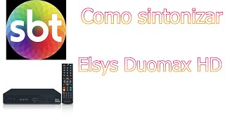 Como sintonizar SBT analógico receptor elsys Duomax [upl. by Freed]