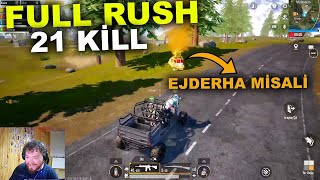 FULL RUSH 21 KİLL  Pubg Mobile [upl. by Florinda]