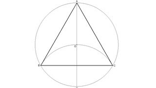 Triángulo equilátero inscrito en una circunferencia [upl. by Marcelle]