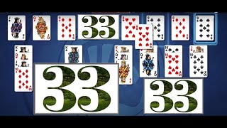 Microsoft Solitaire Collection  FreeCell  Expert  June 7 2016  33 moves [upl. by Eeldivad]