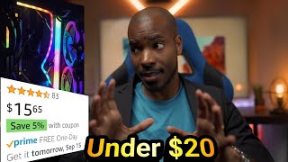 Best PC RGB Upgrade Under 20 Airgoo RGB Led Lightstrip Review [upl. by Ahsimaj258]