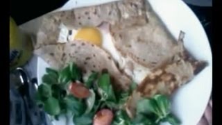 Crêpe salée bretonne sarrazin  Recette galette sarrasin [upl. by Hazen897]