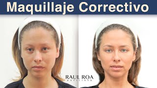 Maquillaje Correctivo paso a paso Parte 1 RAUL ROA ESTILISTA [upl. by Laurinda730]