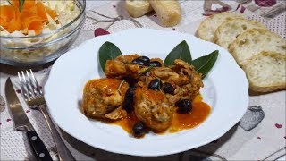 Pollo alla Cacciatora  Chicken Cacciatore  Thermomix TM31 [upl. by Terryl]