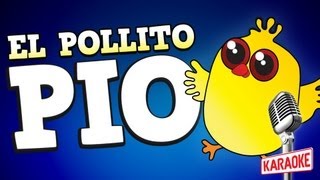 El Pollito Pio Karaoke con letra en español [upl. by Assej247]