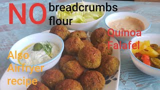 FalafelTahini Recipe  Gluten free  Airfryer  PandeyGcooking [upl. by Maer]