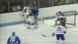 Anton Stastny vs Craig Ludwig Apr 20 1984 [upl. by Nolyarb]