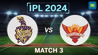 IPL 2024 Match 3  KKR Vs SRH  Head to Head Stats Key Players And More [upl. by Kcirrem]