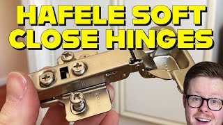 How to Install Hafele Soft Close Kitchen Cupboard Hinges [upl. by Ayardna309]