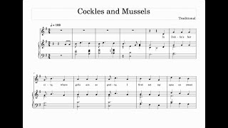 Cockles and Mussels Traditional  Trinity Grade 2  Group C  Piano Accompaniment  G Major [upl. by Suillenroc442]