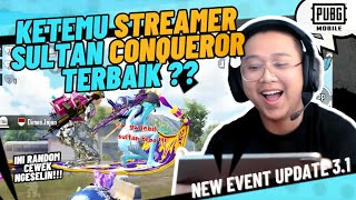 MAIN RANDOM MALAH SATU TIM SAMA SULTAN CONQUEROR TERBAIK  NEW EVENT UPDATE 31  pubgmobile [upl. by Sirrep]