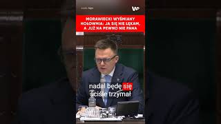 Parsknęli śmiechem Szybka riposta Hołowni po słowach Morawieckiego [upl. by Marie-Ann]