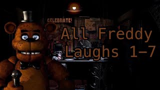 All Freddy Fazbear Laughs 17 [upl. by Ellerud912]