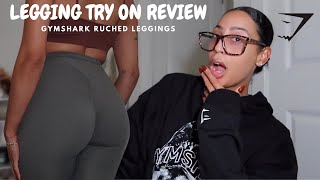 i got the VIRAL GYMSHARK leggings so you dont have to ♡ scrunch legging try on review [upl. by Loughlin]