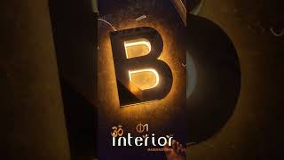 B led letter work youtube shorts [upl. by Enisaj814]