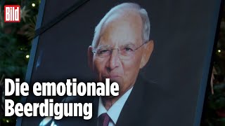 Deutschland verneigt sich vor Wolfgang Schäuble [upl. by Aivatnwahs]