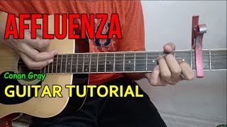 Conan Gray  AFFLUENZA  Guitar Tutorial [upl. by Ferdy]