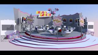 Digital Fairground  Kermis 3D modellen Compilatie [upl. by Dona]