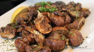 Easy Oven Roasted Mushrooms  Easy Veggie Recipe  Episode 134 [upl. by Liane226]