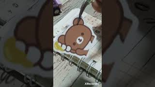 Aesthethic Rilakkuma Journal • 🐻🐻🐻 Rilakkuma ASMRJournal brownjournal [upl. by Surdna]