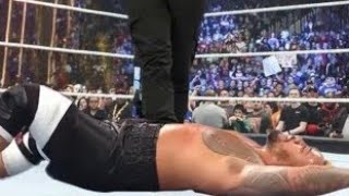 Solo Sikoa brutally destroyed by Roman Reings Jey Uso amp Jimmy Uso Smackdown [upl. by Elleira437]