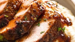 Honey Garlic Pork Tenderloin [upl. by Doowle]